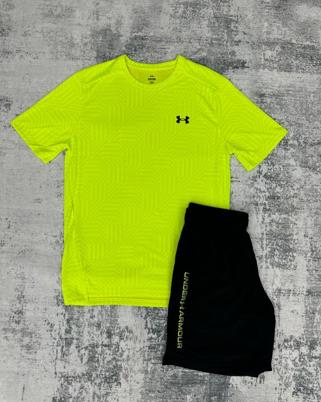 Under Armour Geotessa Wordmark Set - Volt Black