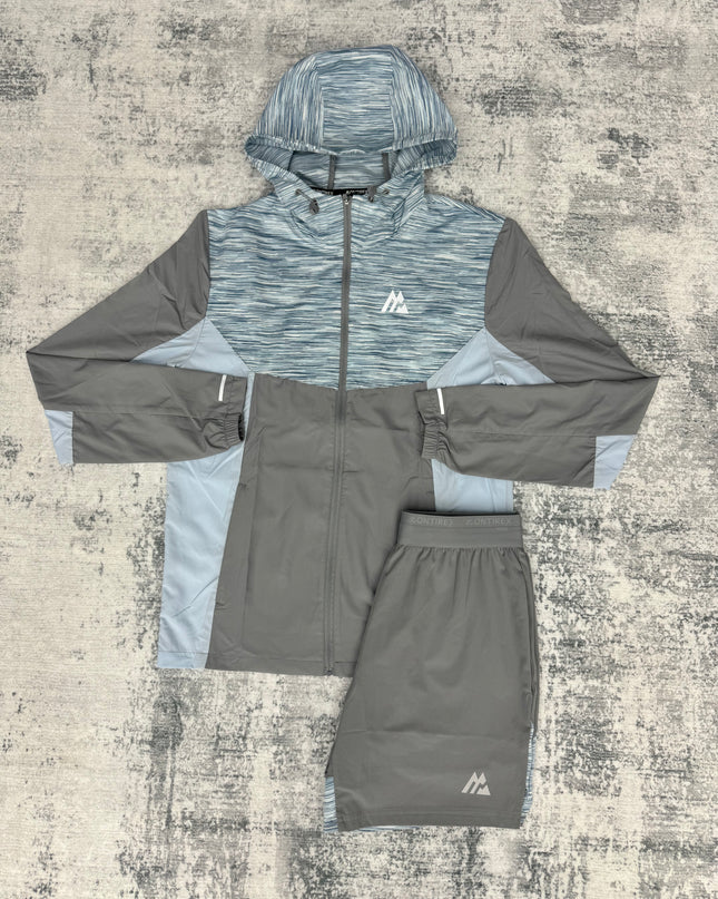 Montirex Trail Windbreaker Set - Grey Blue