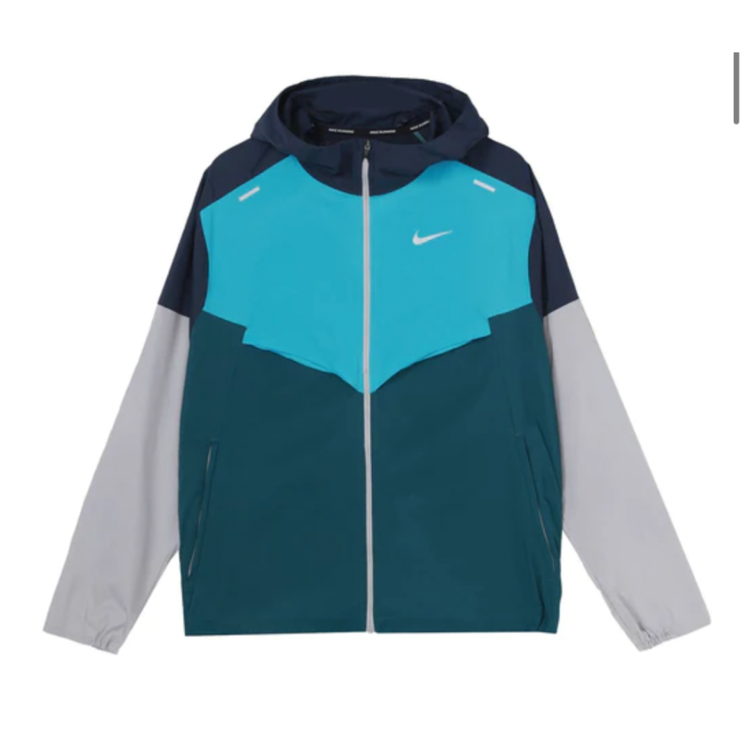 Turquoise hot sale windbreaker nike