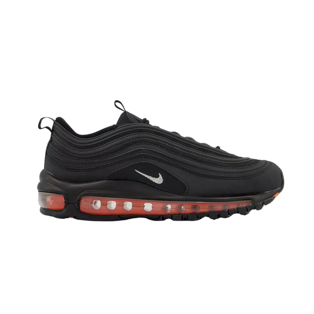 Black and orange nike 97 hot sale