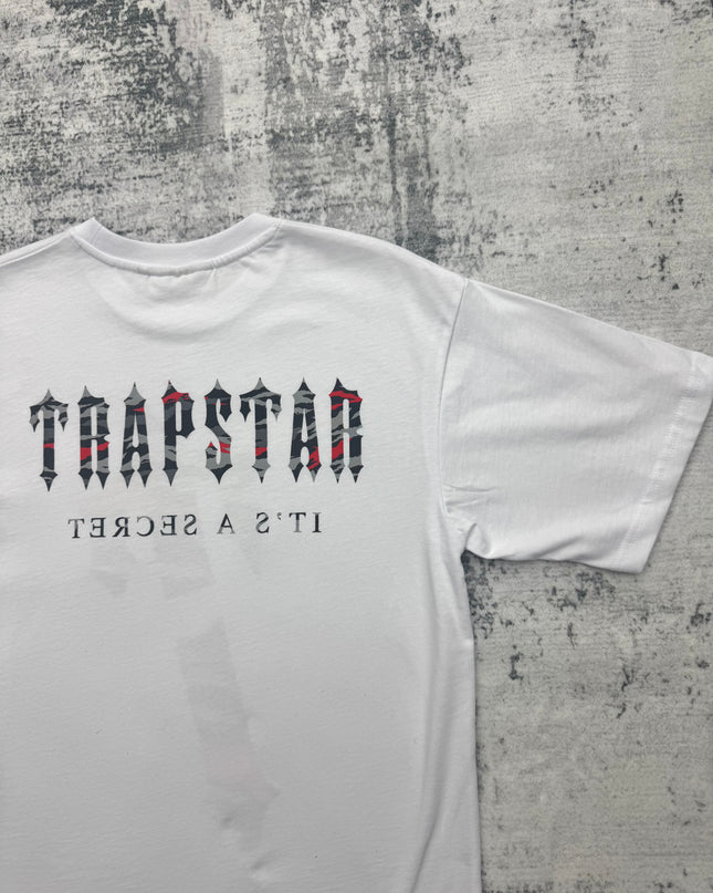 Trapstar T Logo Tee - White/Red