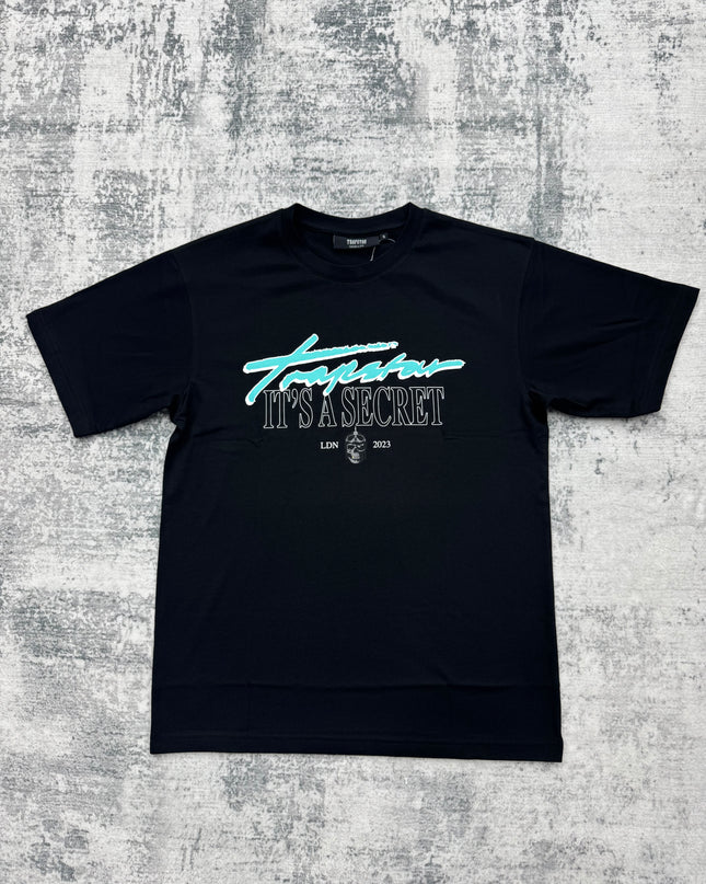 Trapstar It’s A Secret Tee - Black/Teal