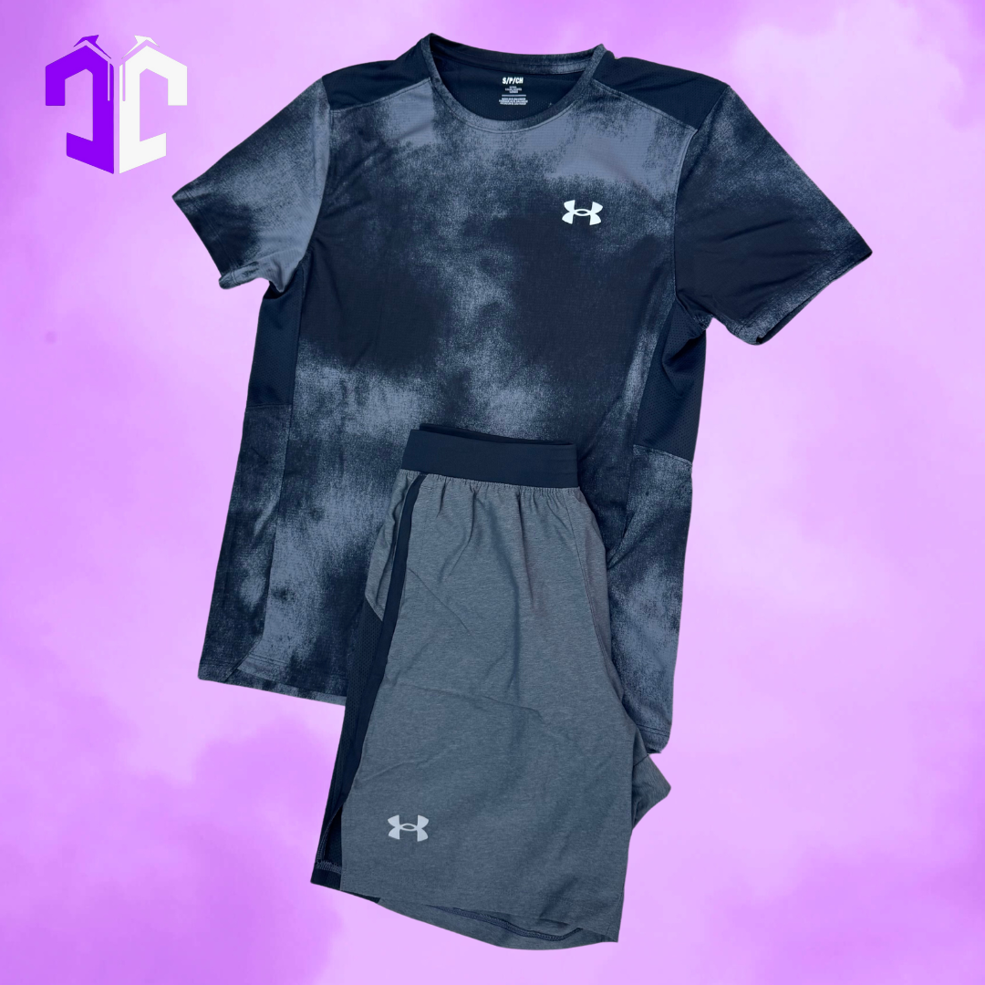 Under Armour Speed Stride Set - Printed Grey