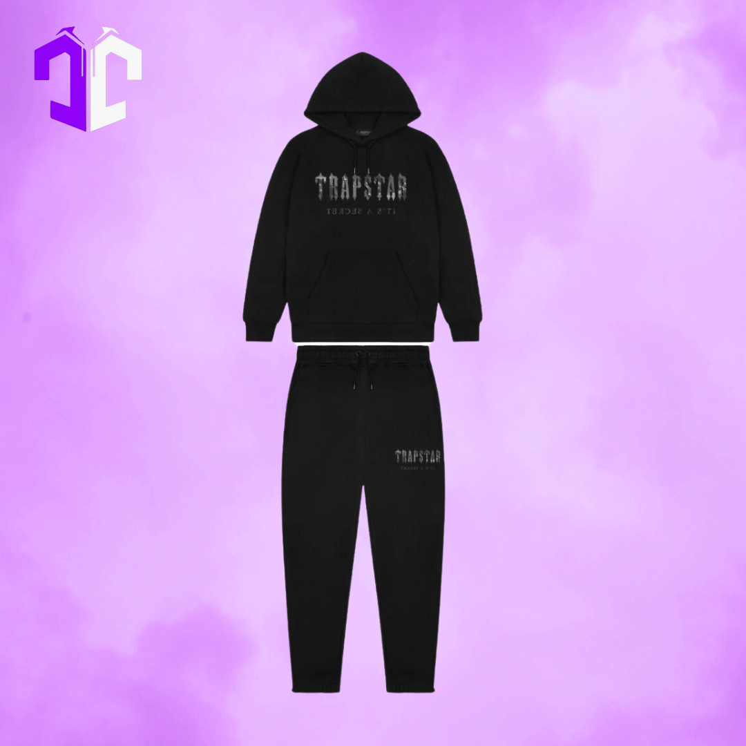 Trapstar Decoded Camo Tracksuit - Blackout