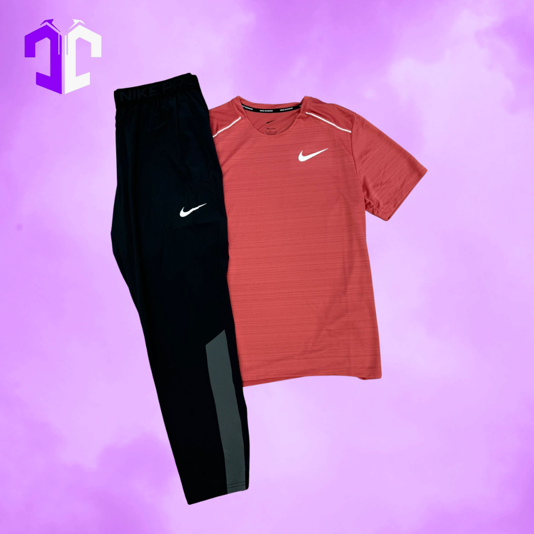 Nike Pro Vent x Miler Set - Adobe/Black