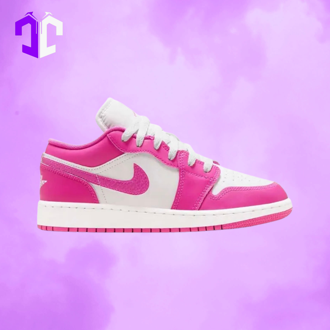 Air Jordan 1 Low GS - Fire Pink