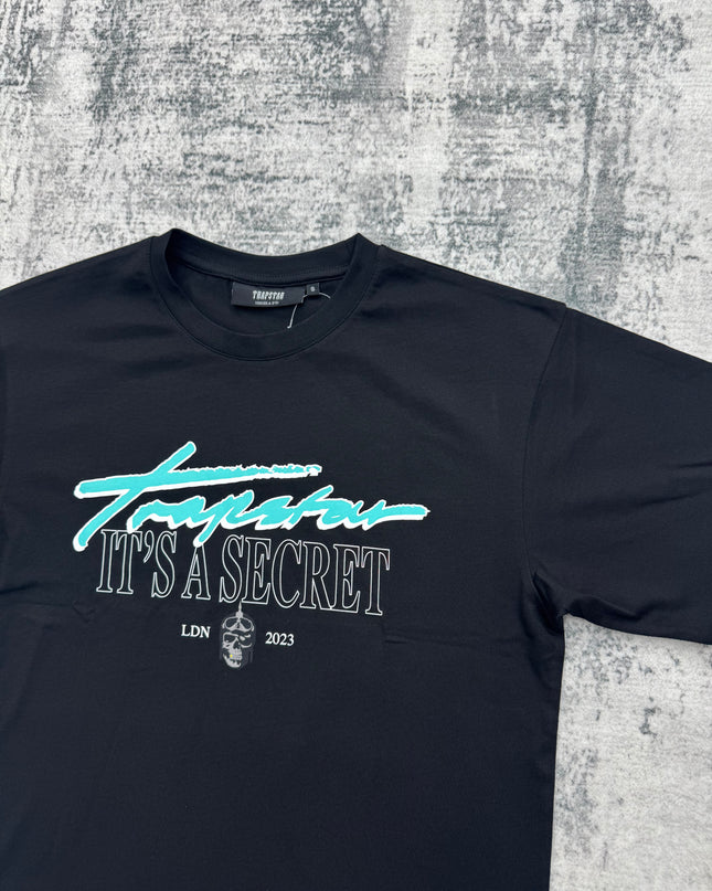 Trapstar It’s A Secret Tee - Black/Teal