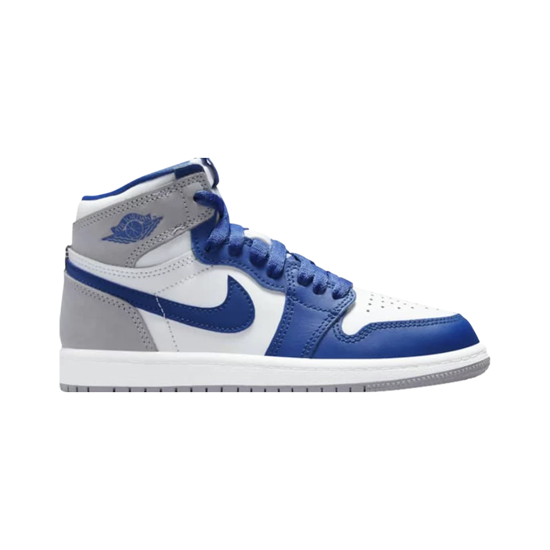 Kids best sale jordans blue