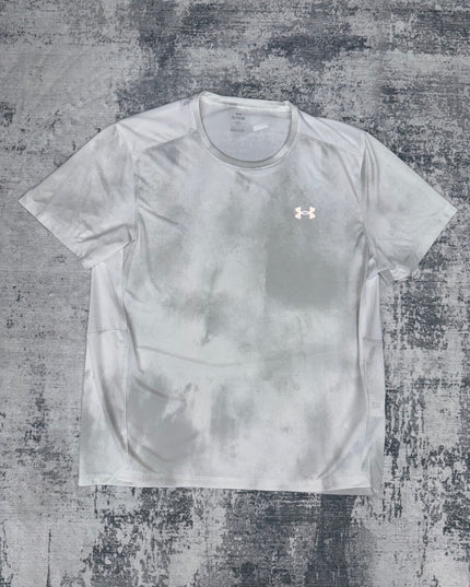 Under Armour Printed Launch Tee - Off White