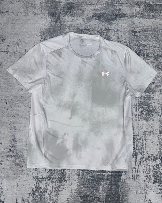 Under Armour Printed Launch Tee - Off White