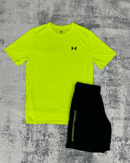 Under Armour Geotessa Wordmark Set - Volt Black