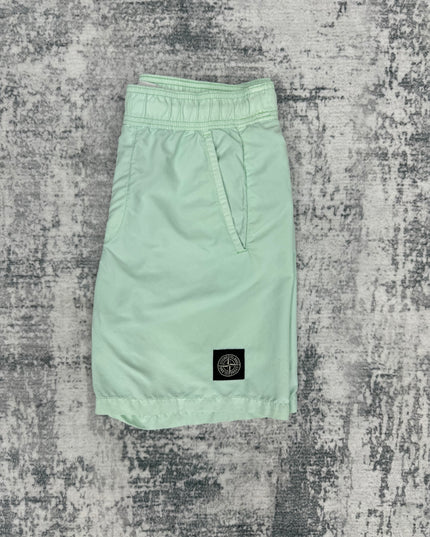 Stone Island Kids Swim Shorts - Mint