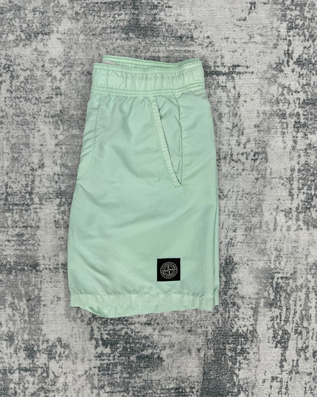 Stone Island Kids Swim Shorts - Mint