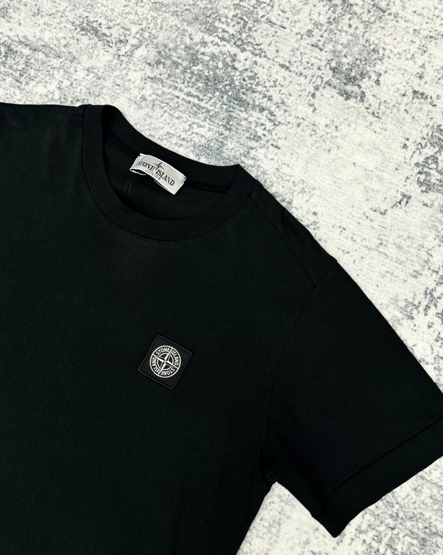 Stone Island Kids Box Logo Tee - Black