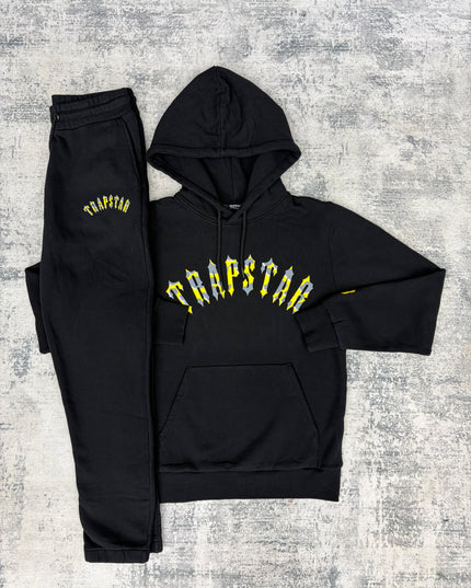 Trapstar Decoded Central Cee Tracksuit - Black/Yellow