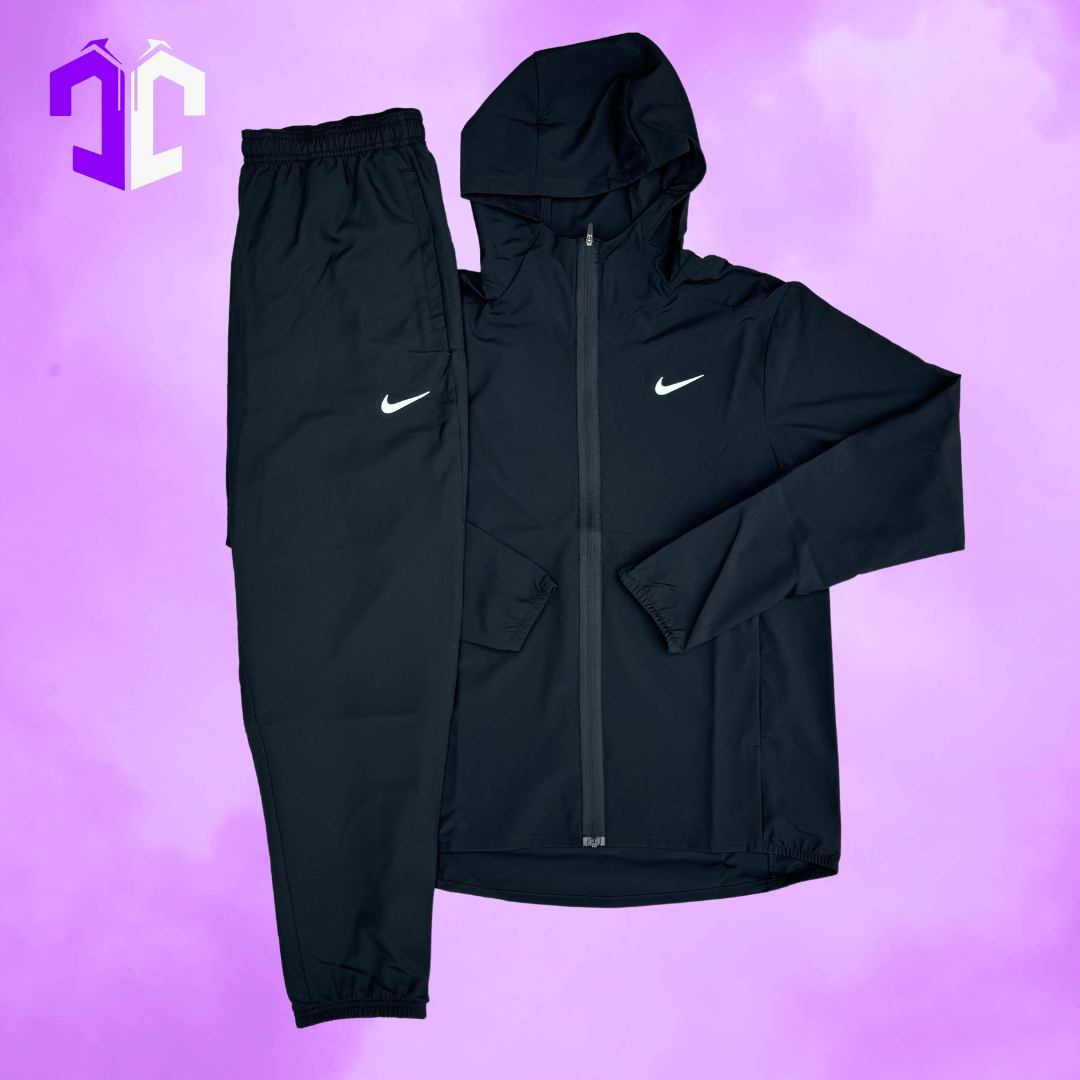 Nike Dri-Fit Woven Tracksuit - Black