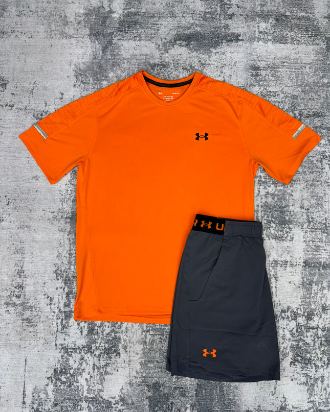 Under Armour Tech Vanish Set - Orange Grey