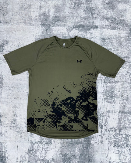 Under Armour Tech Fade Tee - Khaki Black