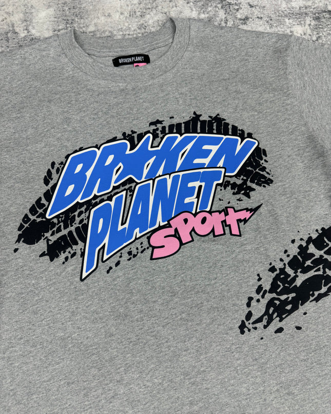 Broken Planet Go Fast Tee - Grey