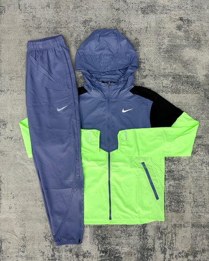 Nike Repel Challenger Tracksuit - Iron Purple/Lime