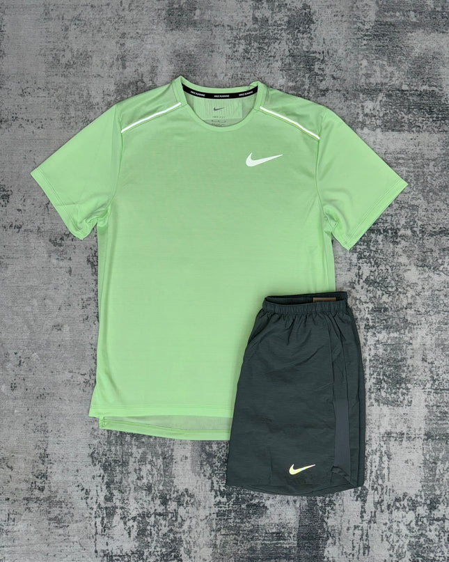 Nike Miler Challenger Set - Vapour Green/Grey