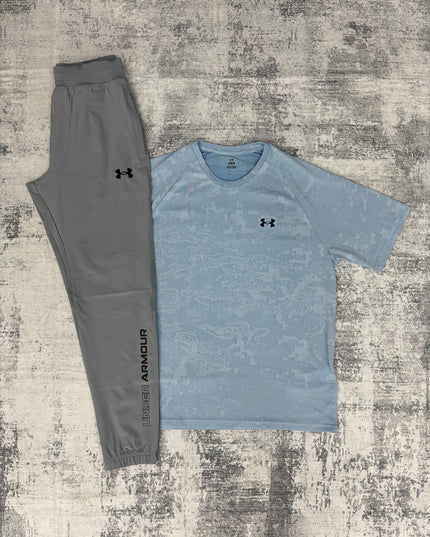 Under Armour Jacquard Woven Set - Light Blue/Grey