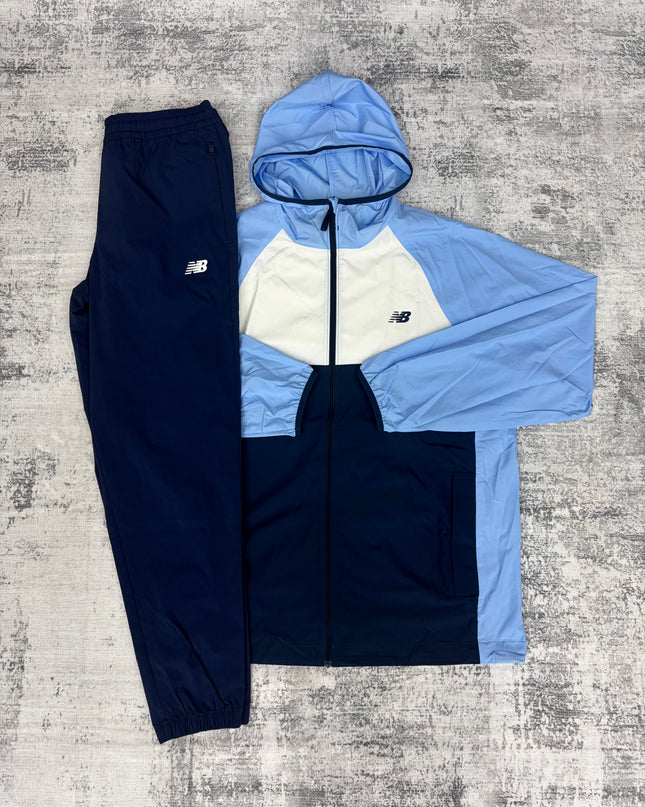 New Balance Athletic Woven Tracksuit - Baby Blue/Navy