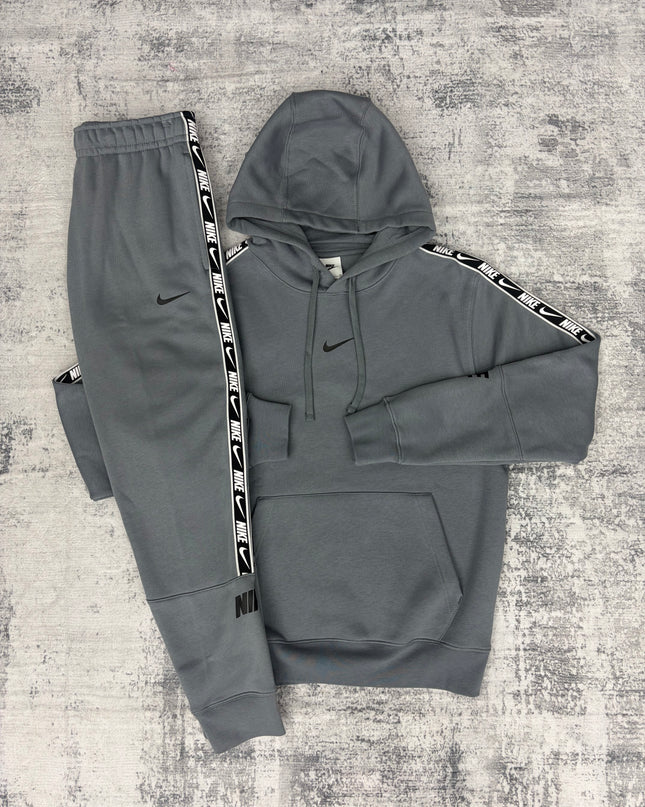 Nike Taped Fleece Tracksuit - Grey