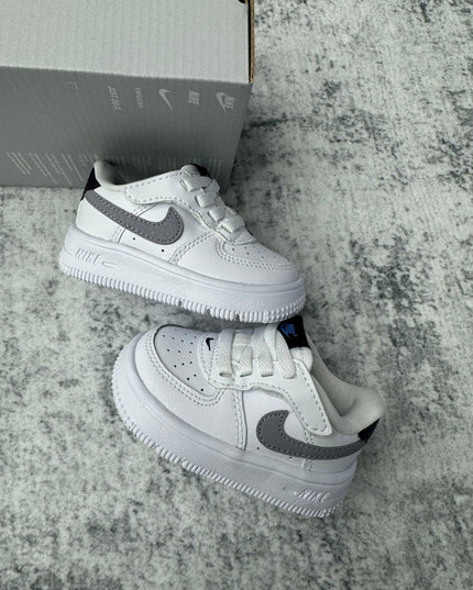 Nike Air Force 1 EasyOn Toddler - White/Grey