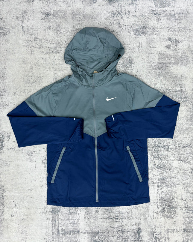 Nike Repel Windbreaker/Shorts Set - Grey Midnight Navy