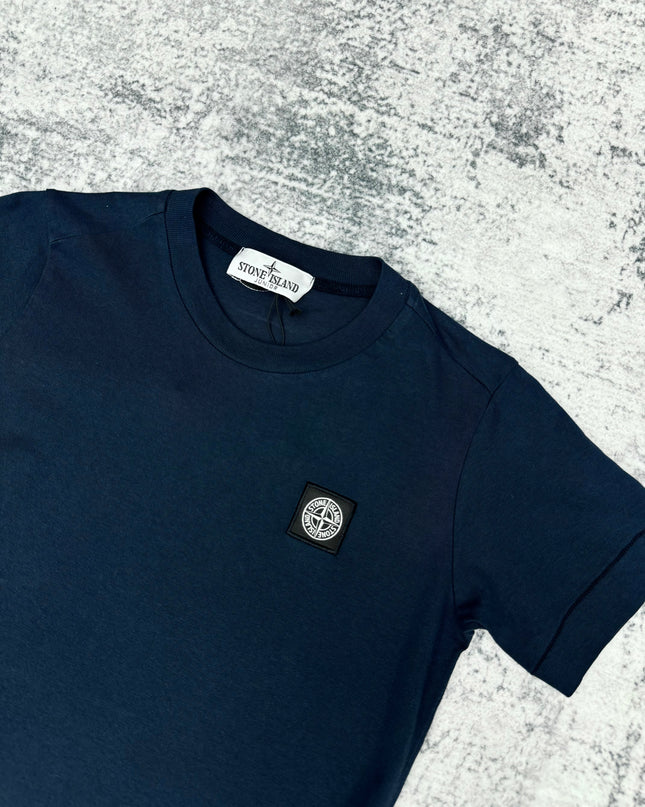 Stone Island Kids Box Logo Tee - Navy