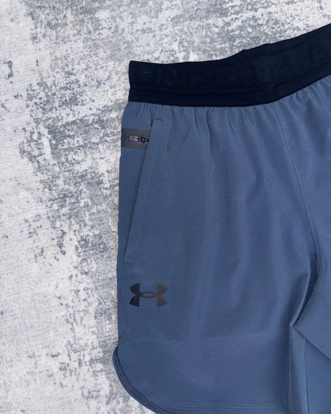 Under Armour 6" Peak Woven Shorts - Downpour Grey/Black