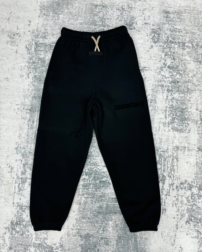Fear Of God Essentials Kids Tracksuit - Limo Black