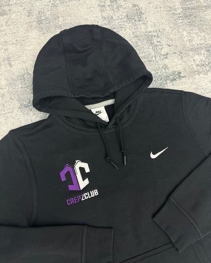 CC Swoosh Custom Logo Hoodie - Black/Purple