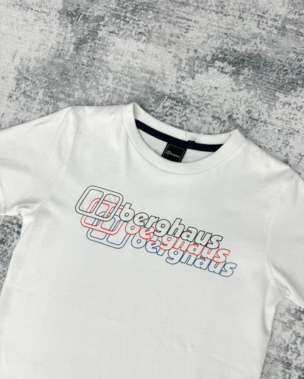 Berghaus Kids Repeat Logo Tee - White