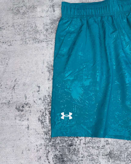 Under Armour Woven Emboss Shorts - Teal