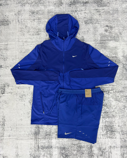 Nike Stride Jacket Short Set - Lapis Blue