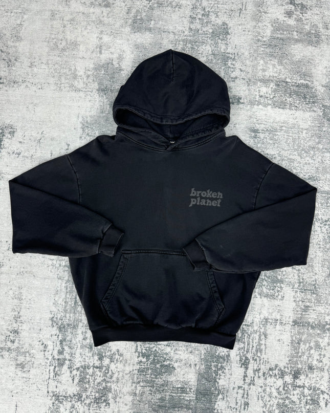 Broken Planet Basics Hoodie - Washed Black