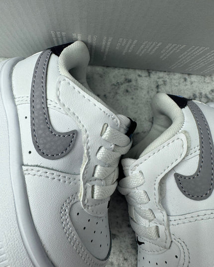 Nike Air Force 1 EasyOn Toddler - White/Grey