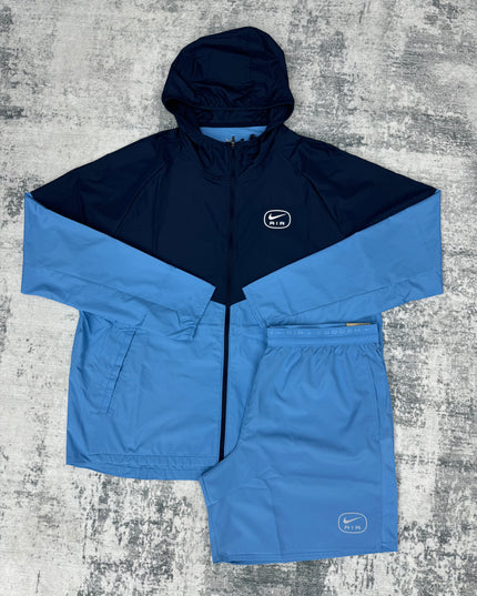 Nike Air Windbreaker Short Set - Blue