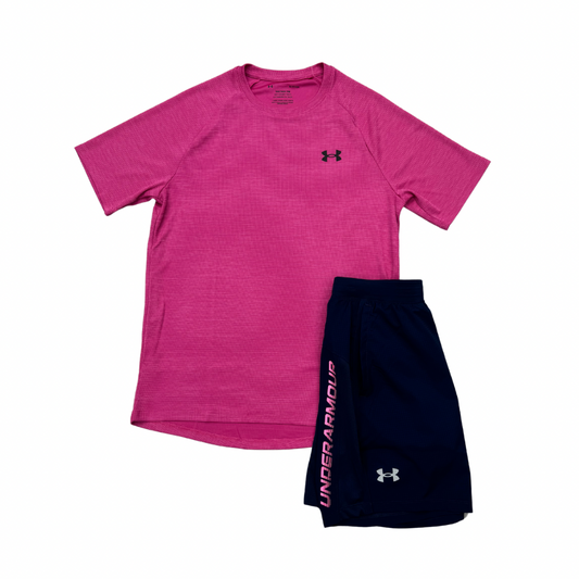 Under Armour Tech Launch Set - Pink/Navy