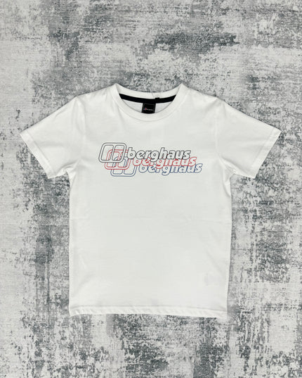 Berghaus Kids Repeat Logo Tee - White