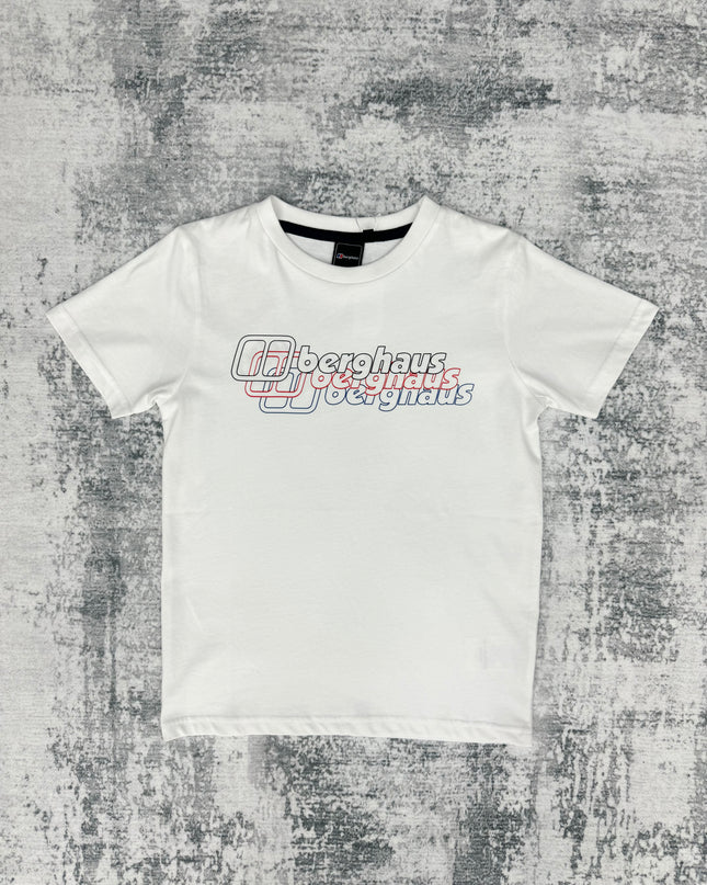 Berghaus Kids Repeat Logo Tee - White