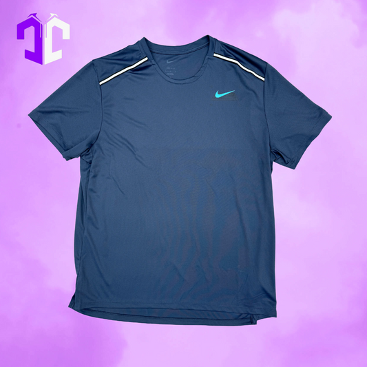Nike Graphic Miler T-Shirt - Thunder Blue
