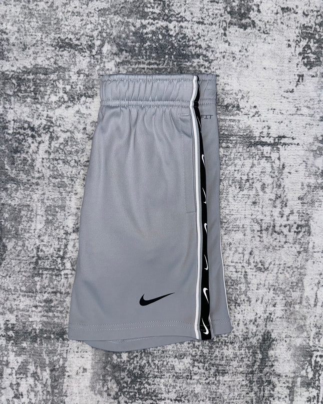 Nike Taped Kids Poly Shorts - Grey