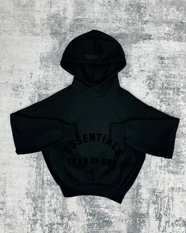 Fear Of God Essentials Kids Tracksuit - Limo Black