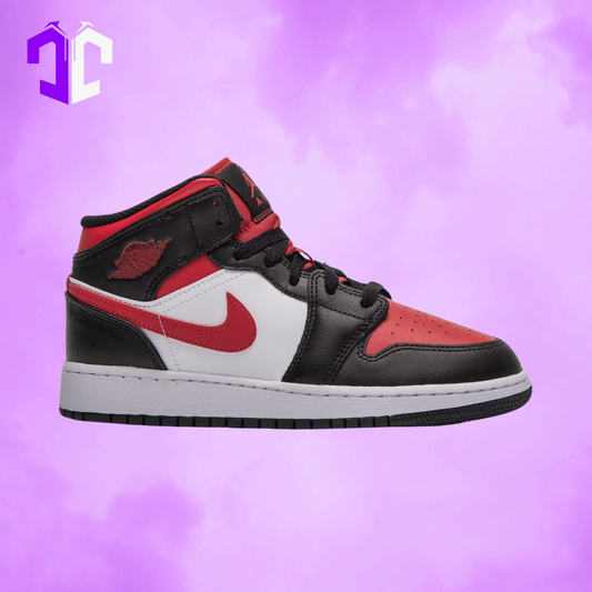 Air Jordan 1 Mid GS - Fire Red