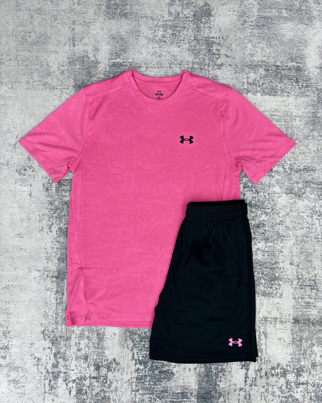 Under Armour Jacquard Challenger Set - Pink/Black