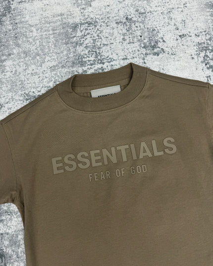 Fear Of God Essentials Kids Tee - Harvest Brown