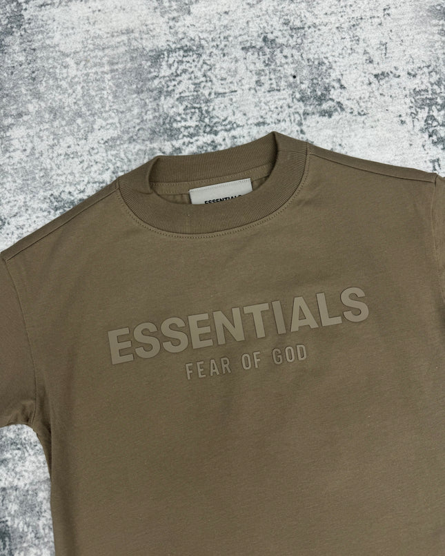 Fear Of God Essentials Kids Tee - Harvest Brown
